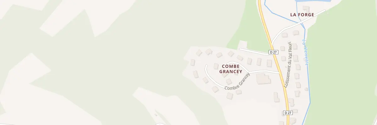 Plan du 15 Combe Grancey à Vernois-lès-Vesvres