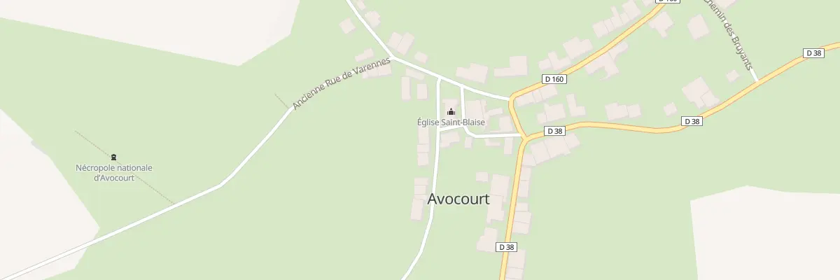 Plan du 2 Rue de la Cochetee à Avocourt