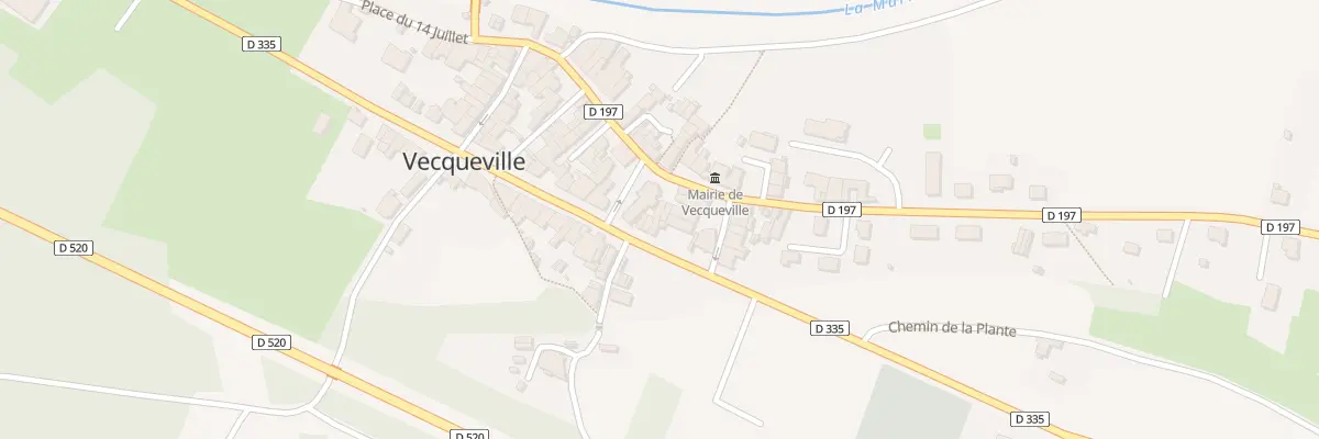 Plan du 4 Rue du Gen de Gaulle à Vecqueville