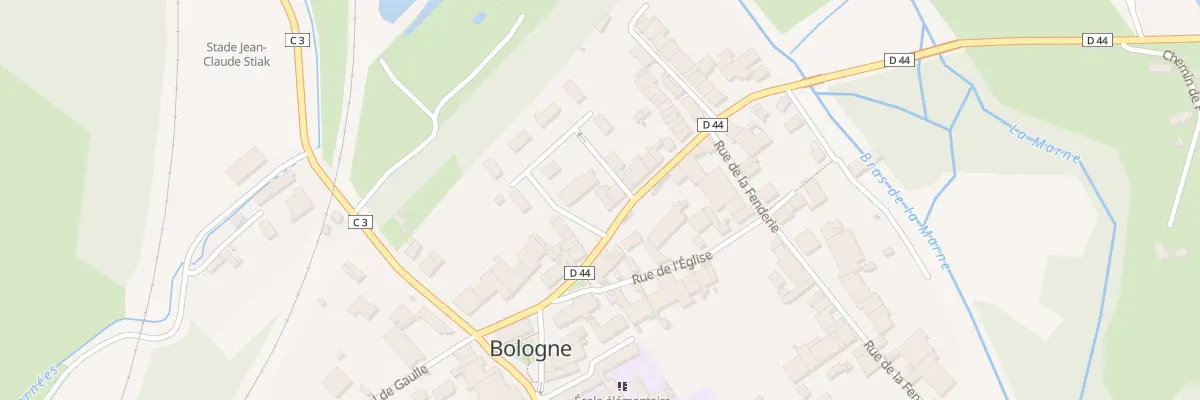 Plan du 2 Rue du Chateau Lacombe à Bologne