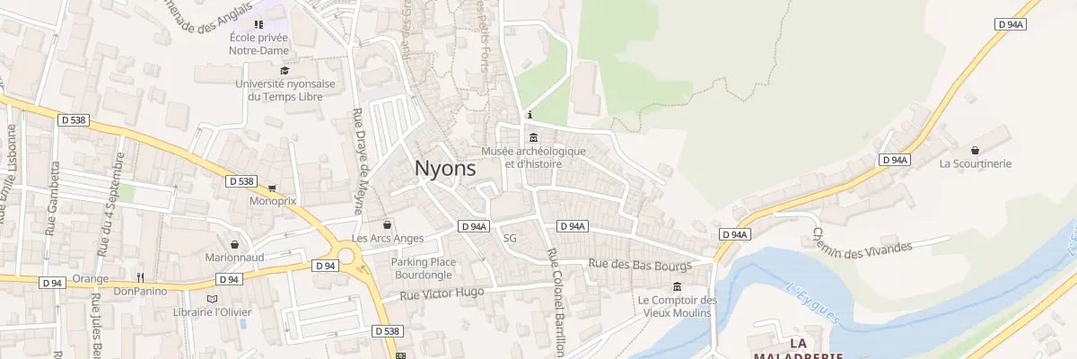 Plan du 3 Rue du Pontias à Nyons