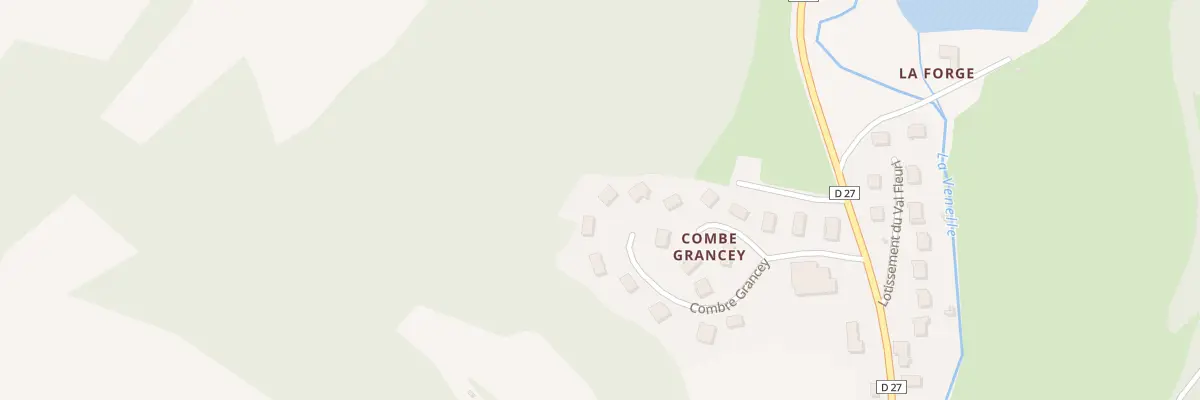 Plan du 17 Combe Grancey à Vernois-lès-Vesvres