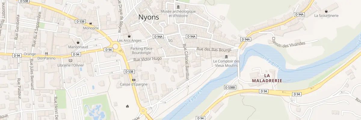 Plan du 7 Rue du Col Barillon à Nyons