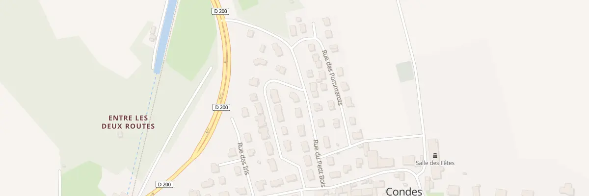 Plan du 11 Rue du Petit Bois à Condes
