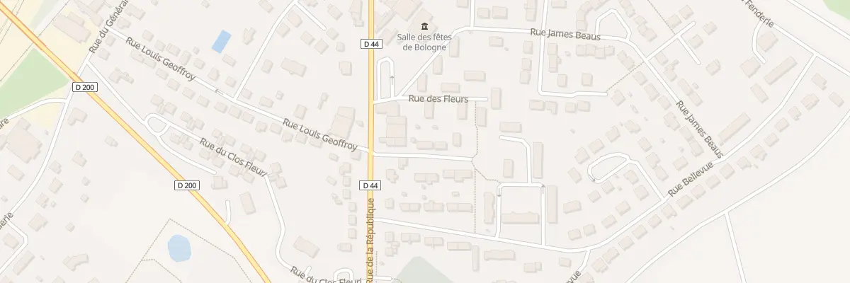 Plan du 3 Rue Chateau d’Eau à Bologne