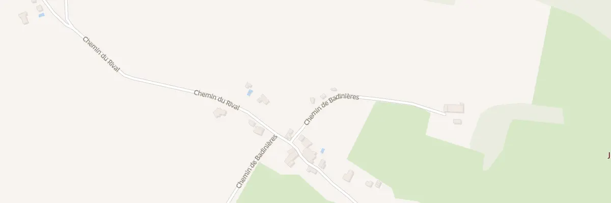 Plan du 441 Che de Badinieres à Thodure
