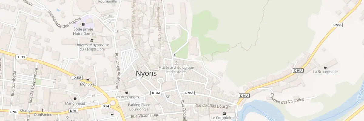 Plan du 21 Rue des Alpes à Nyons