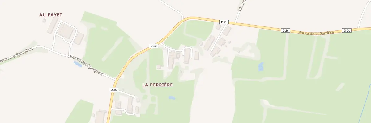 Plan du 68 All de la Perriere à Curciat-Dongalon