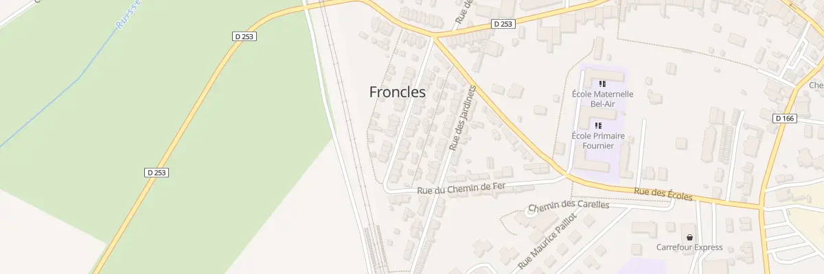 Plan du 17 Rue des Pensees à Froncles