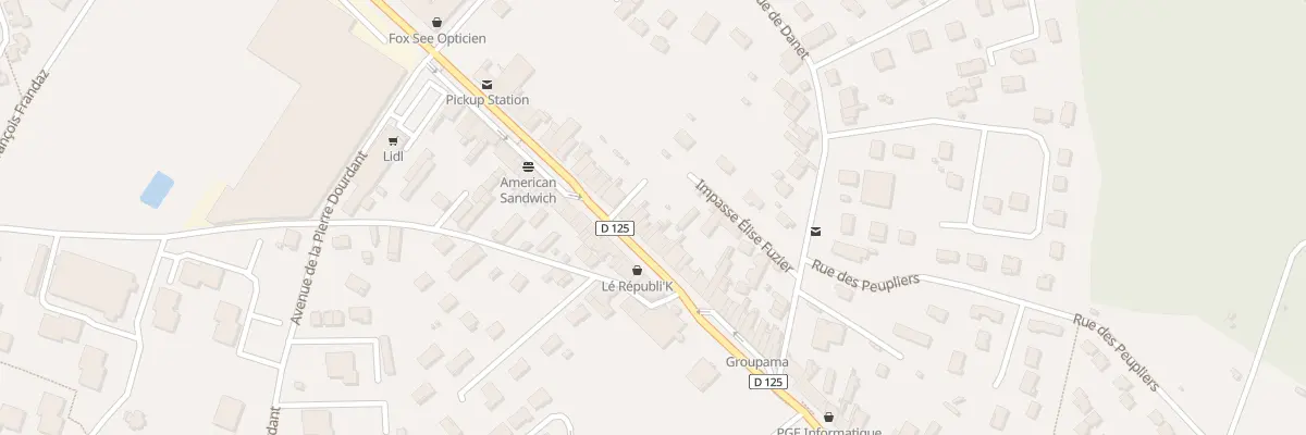 Plan du 766 Rue de la République à La Verpillière