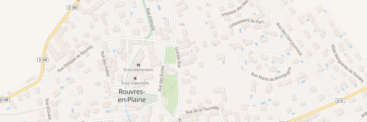 Plan du 10 Gr Grande Rue à Rouvres-en-Plaine