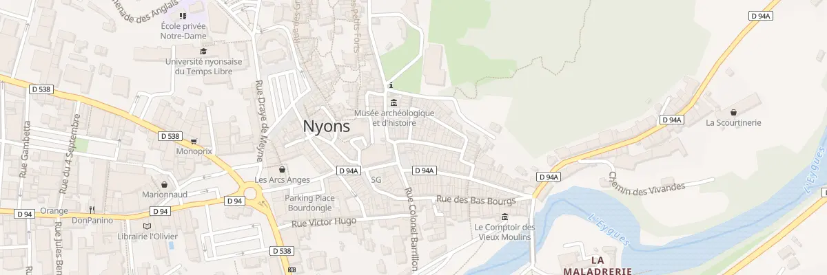 Plan du 11 Rue du Pontias à Nyons