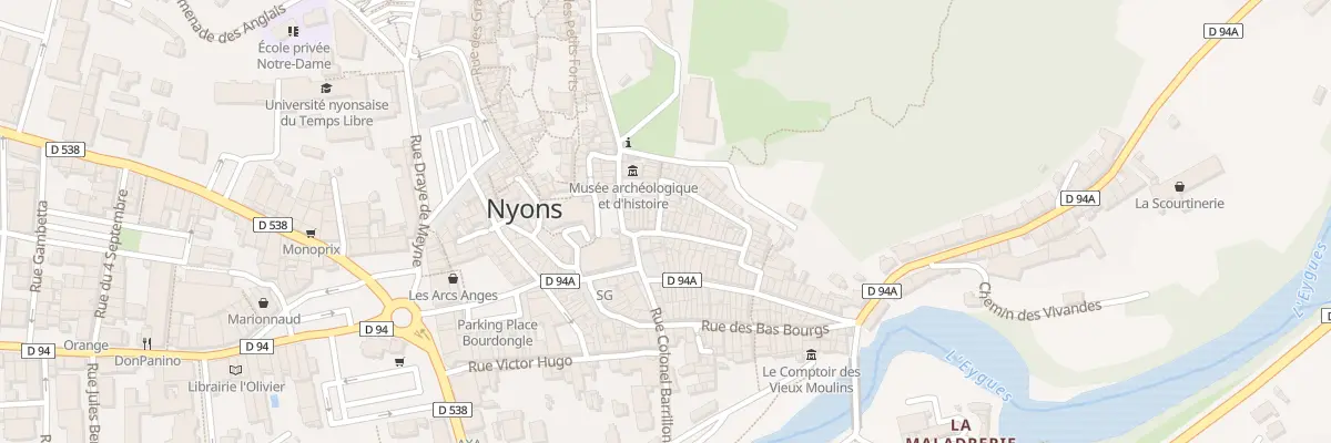 Plan du 4 Rue des Alpes à Nyons