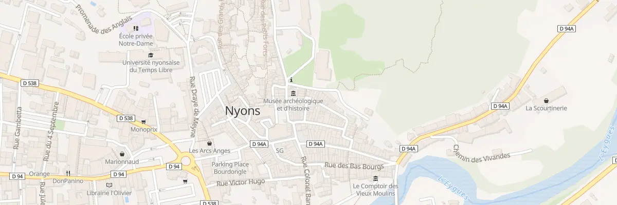 Plan du 14 Rue des Alpes à Nyons