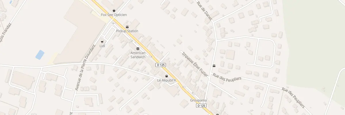 Plan du 770 Rue de la République à La Verpillière