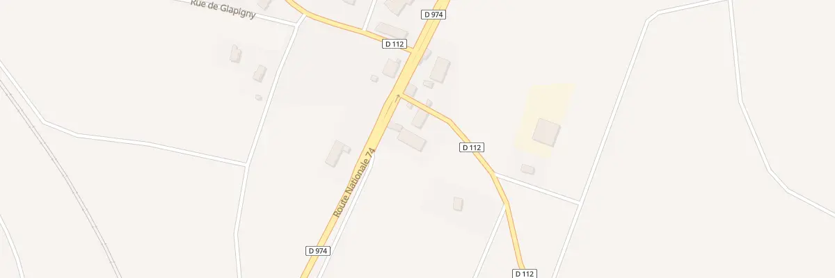 Plan du 2 Rte de Pichange à Gemeaux