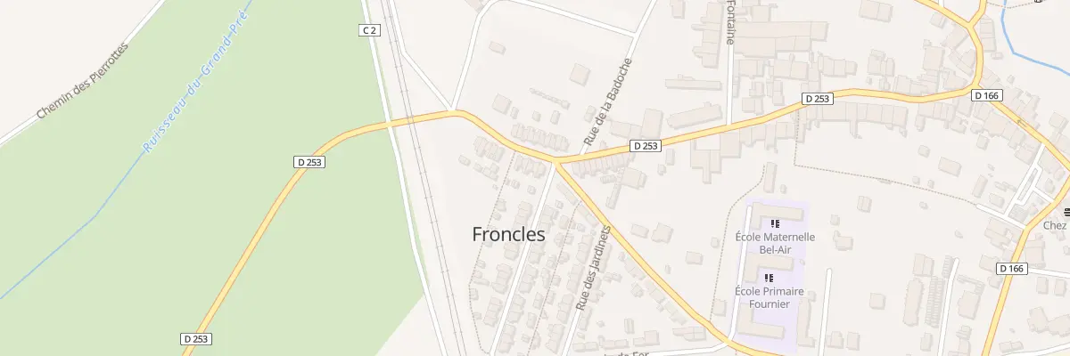 Plan du 18 Rue du Gen Leclerc à Froncles