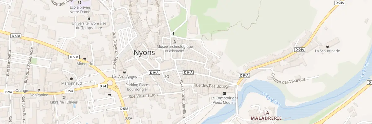 Plan du 12 Rue du Pontias à Nyons