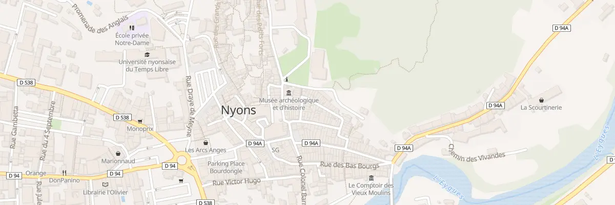 Plan du 18 Rue des Alpes à Nyons