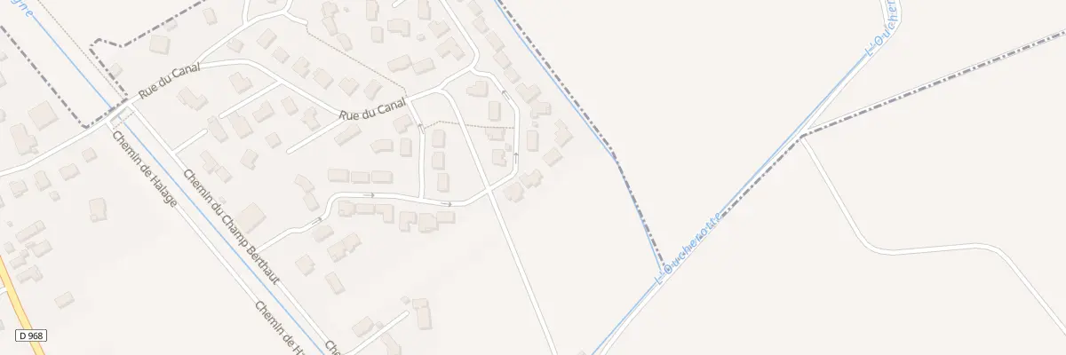 Plan du 8 Rue de la Fontaine aux Soeurs à Thorey-en-Plaine