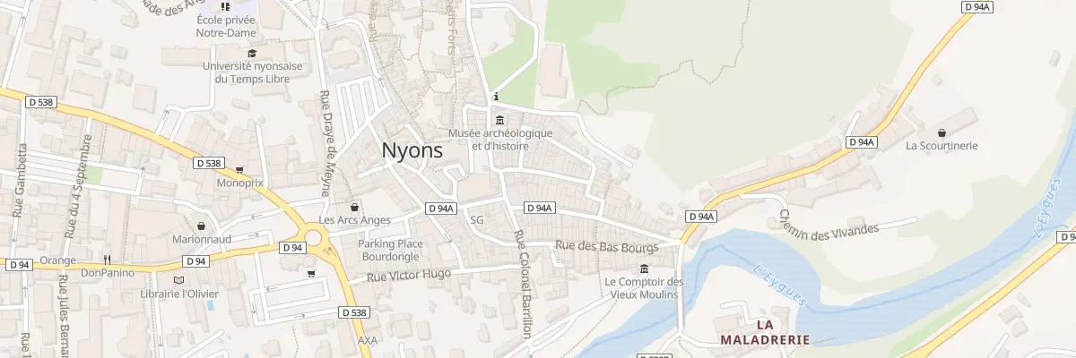 Plan du 14 Rue du Pontias à Nyons
