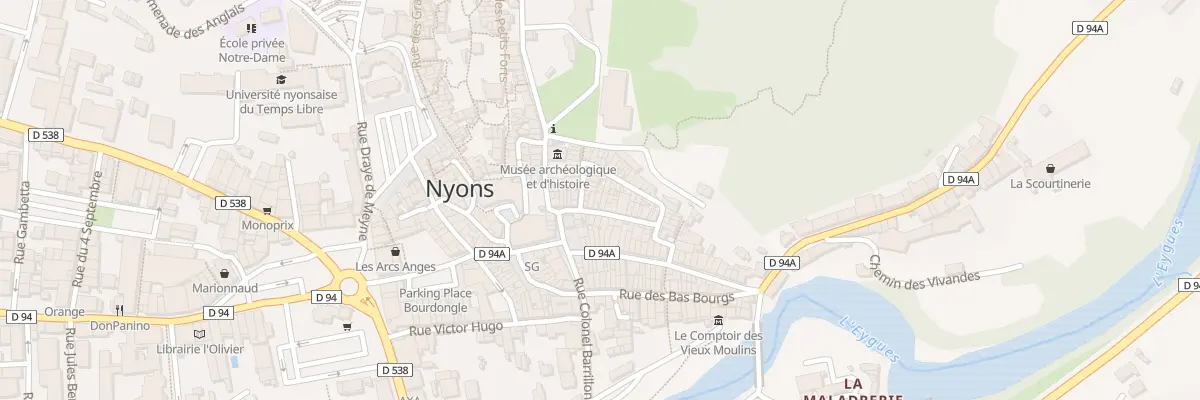 Plan du 15 Rue du Pontias à Nyons