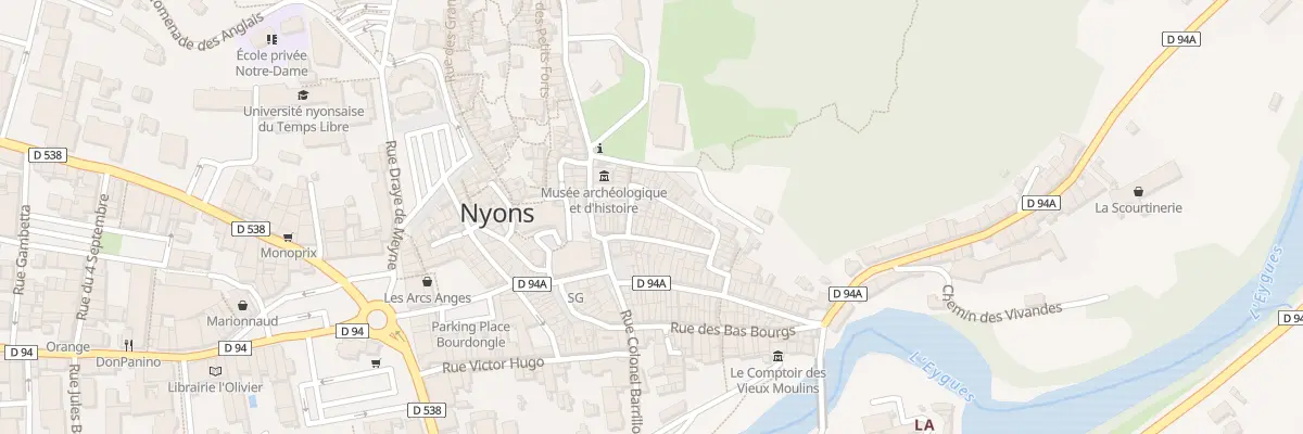 Plan du 22A Rue des Alpes à Nyons