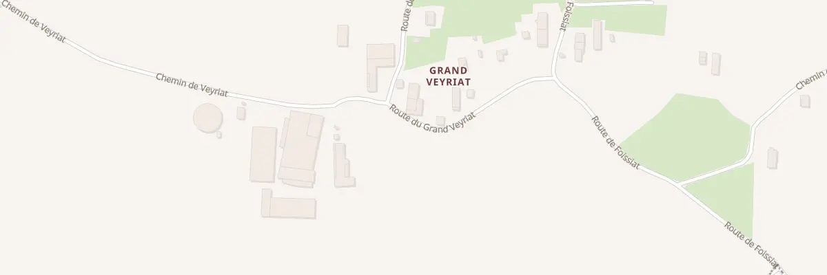 Plan du 286 Rte du Grand Veyriat à Lescheroux