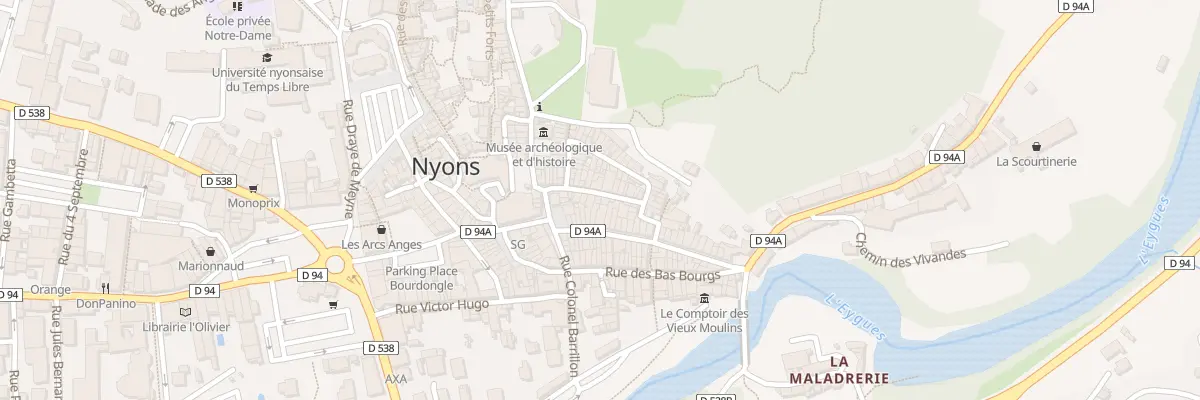 Plan du 18 Rue du Pontias à Nyons