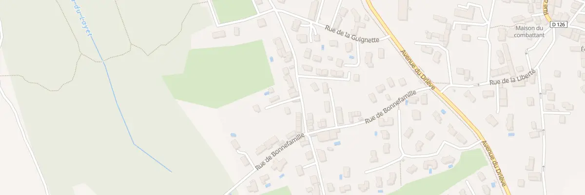 Plan du 150 Rue du Ginet à Villefontaine