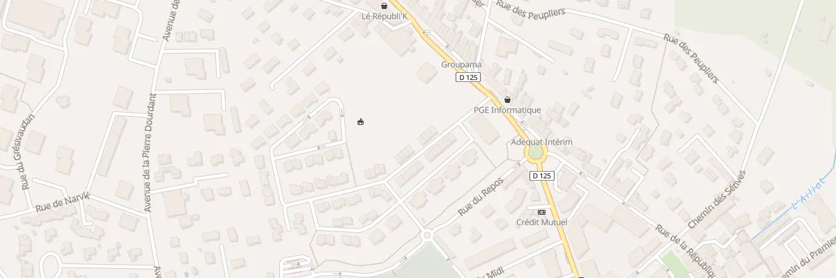 Plan du 135 Rue du General Chambe à La Verpillière