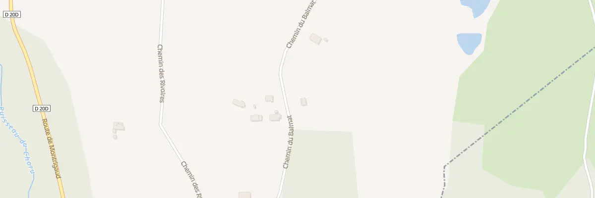 Plan du 701 Che du Balmat à Saint-Clair-sur-Galaure