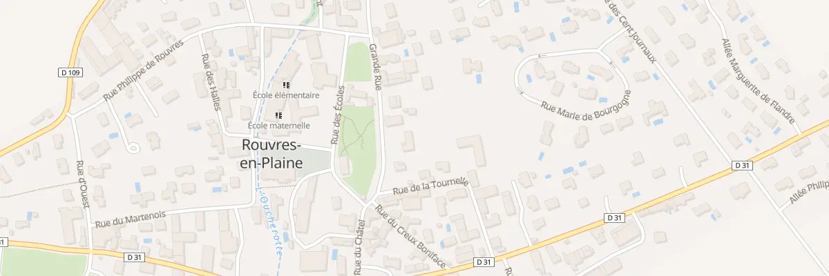 Plan du 2 Grande Rue à Rouvres-en-Plaine