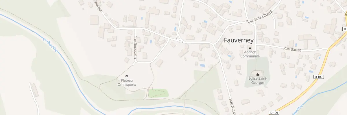 Plan du 3 Rue du Paquier à Fauverney