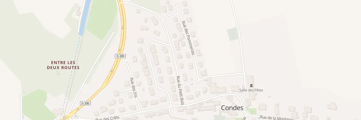 Plan du 8 Rue du Petit Bois à Condes