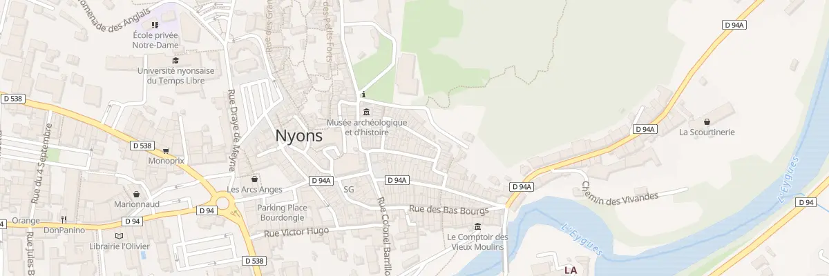 Plan du 30 Rue des Alpes à Nyons