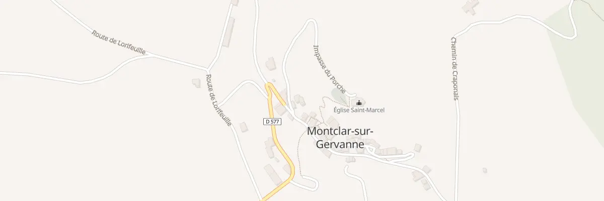 Plan du 5006 Le Village à Montclar-sur-Gervanne