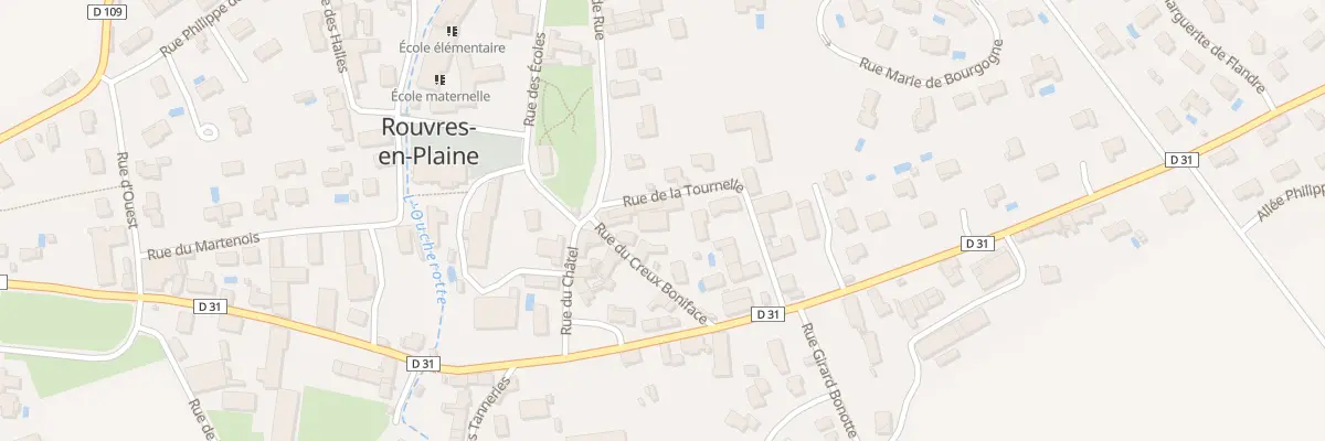 Plan du 1 Rue du Creux Boniface à Rouvres-en-Plaine