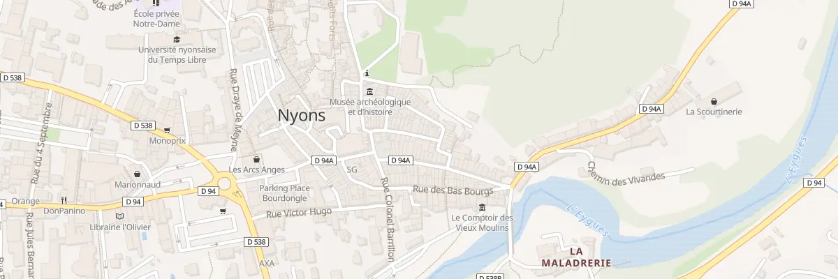 Plan du 22 Rue du Pontias à Nyons