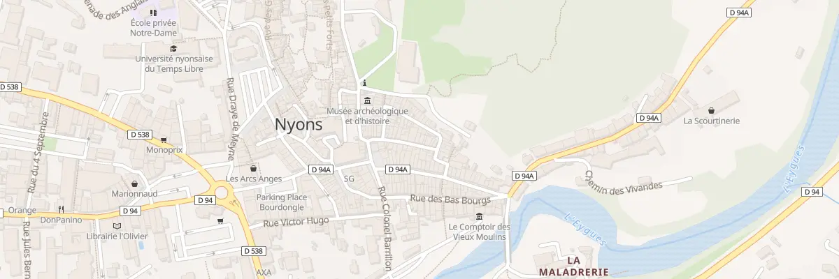 Plan du 25 Rue du Pontias à Nyons