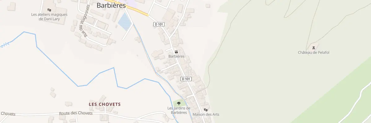 Plan du 475 Grande Rue à Barbières
