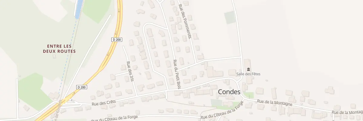 Plan du 4 Rue du Petit Bois à Condes