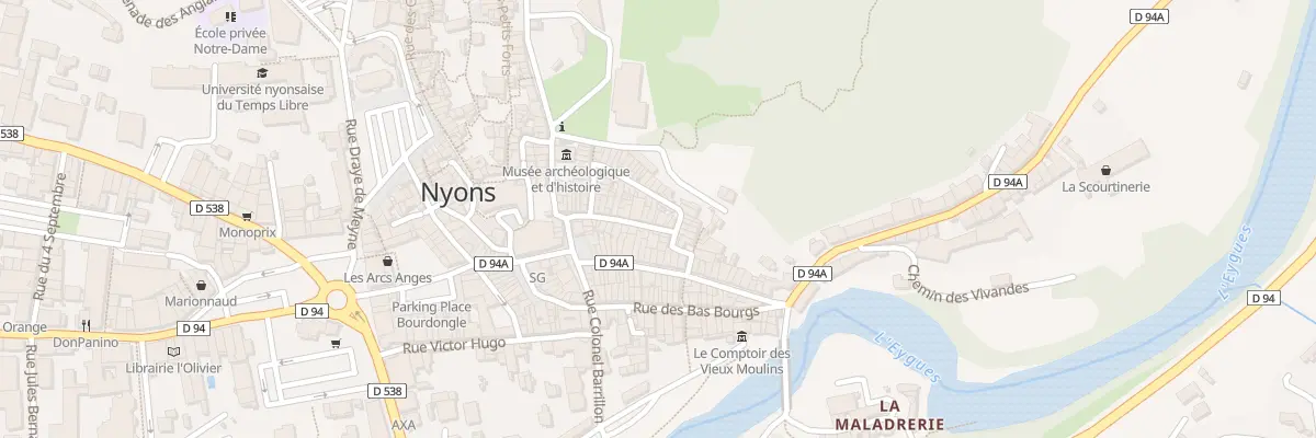 Plan du 27 Rue du Pontias à Nyons