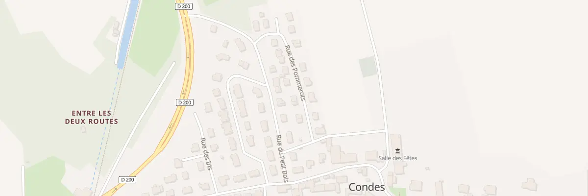 Plan du 3 Rue des Pommerots à Condes