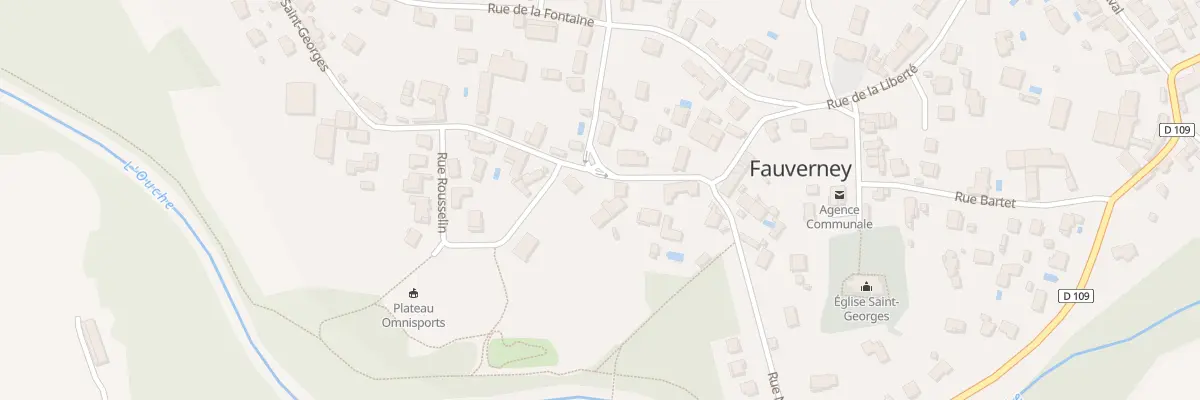 Plan du 5 Rue Saint-Georges à Fauverney