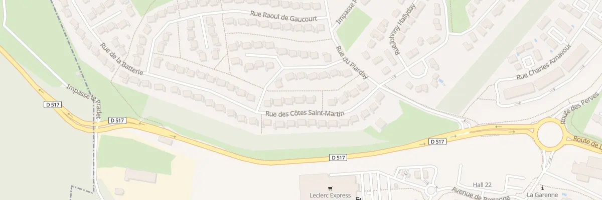 Plan du 12 Rue des Cotes Saint Martin à Charvieu-Chavagneux