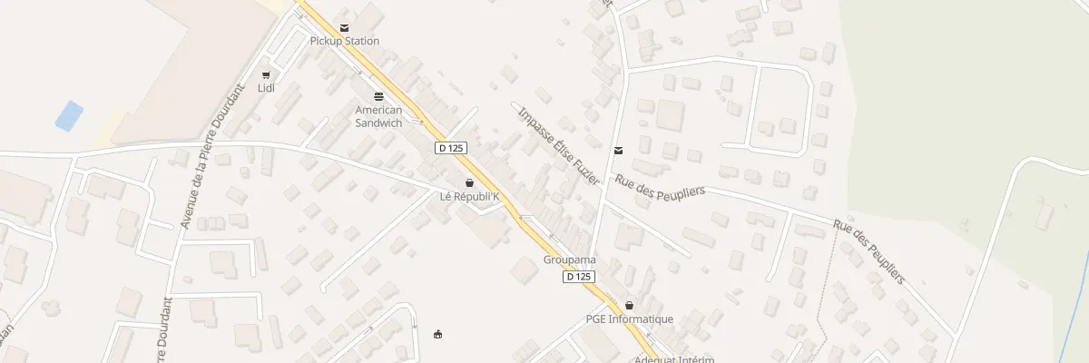 Plan du 686 Rue de la République à La Verpillière