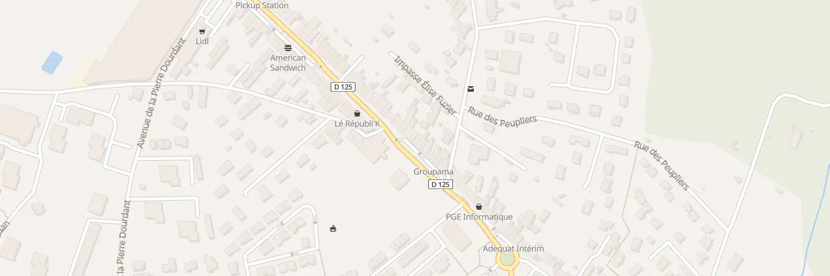 Plan du 668 Rue de la République à La Verpillière