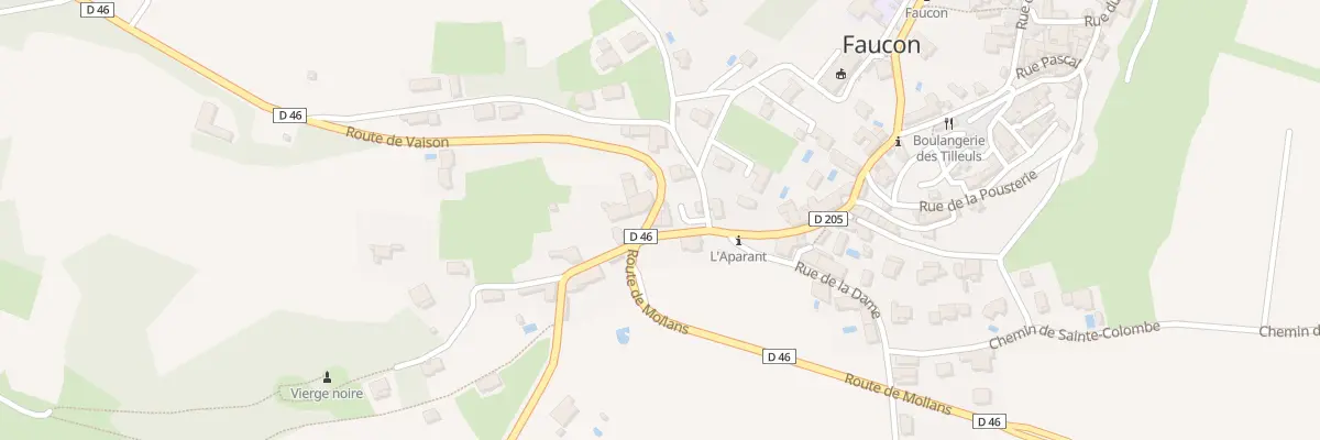 Plan du 11 Av de Verdun à Faucon