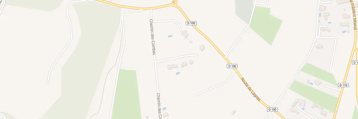 Plan du 5250F Les Combes à Cabrières-d’Avignon